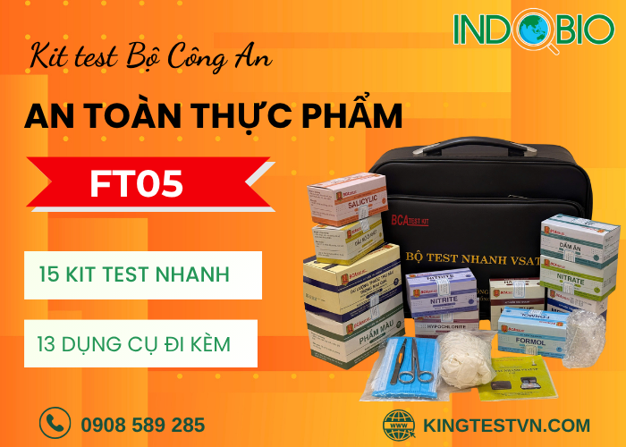 Bộ test nhanh an toàn thực phẩm BCA FT05 